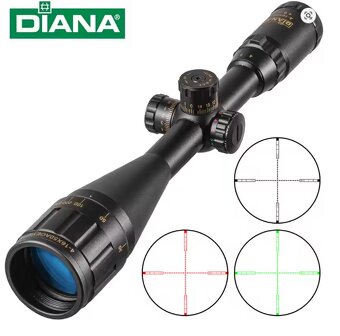Predám puškohľad Diana 4-16x50 s podsvietením a paralaxou - 5