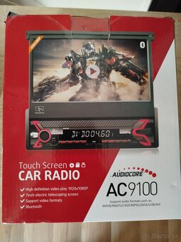 Autorádio LCD7" s vysúvacím dotykovým displejom - 5
