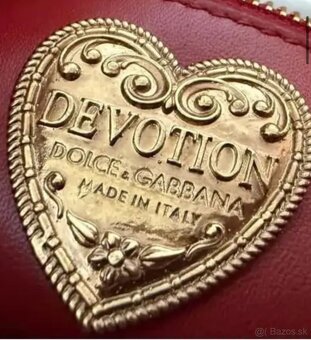 Červená kabelka D&G Devotion - 5