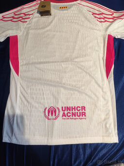 Dres Fc Barcelona Ružový Hráčsky Unikátny Nový s visačkami - 5