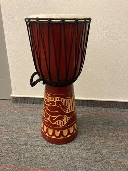 Djembe bubon zdobený výška 50cm - 5