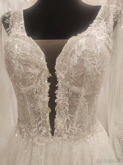 Svadobné šaty 36-38 - 5