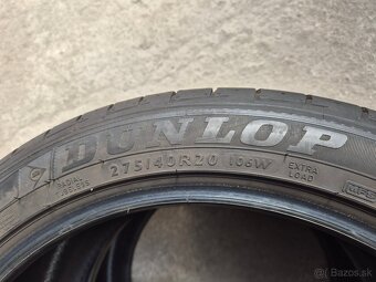 275/40 r20 letné 2 ks DUNLOP dezén 8,1 mm DOT2023 - 5