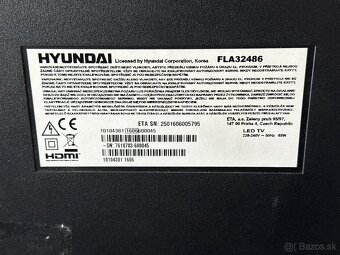 Na predaj LED televízor Hyundai – 32", HDMI, USB, - 5