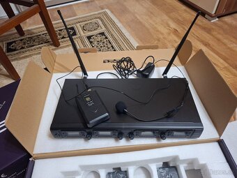 bezdrôtový mikrofónový set AUNA UHF-550 Quarterr2 (4-CH) - 5