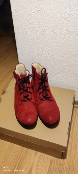 Kotníkové topánky koža - 5