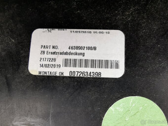 Mercedes Benz G (W463) - orig. kryty na rezervu (3 ks rôzne) - 5