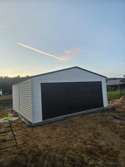 Plechová garáž 6x5,5m - 5