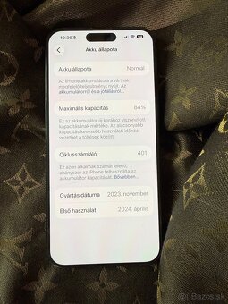 Predám IPHONE 15 PROMAX 256 GB - 5
