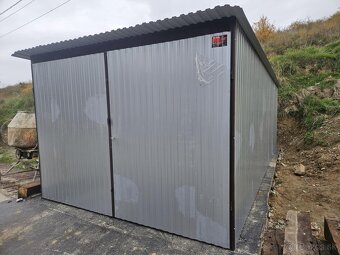 Plechové garáže od 3x5m - 5