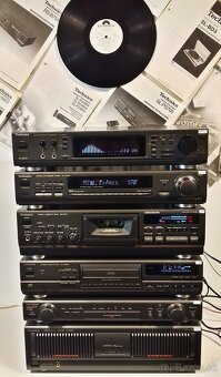 Zostava TECHNICS equalizer,tuner,tape deck,CD,delenec = X01 - 5