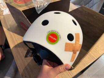Prilba pre deti Plastered White - Značka Melon - 5