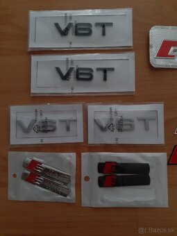 Znak Audi S line V6T Supercharged - 5