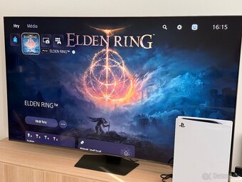 PS5 + 2x ovládač + stojan + Elden Ring – TOP STAV - 5