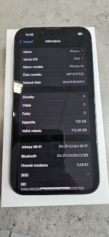 Apple Iphone 14 128GB Midnight - 5