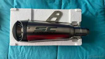 Športový  Nerezový  ladený univerzálny moto výfuk SCProject - 5