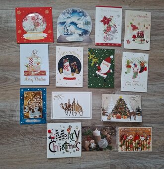 Vianoční škriatkovia,anjelikovia,háčkované ozdoby,pohľadnice - 5