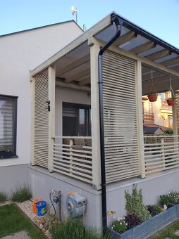 Drevenná pergola na terasu - 5