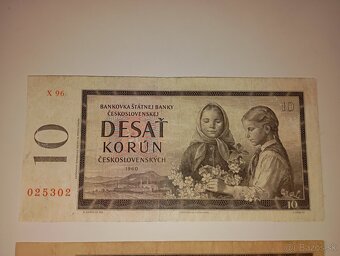 BANKOVKY 10 KČS 1960, CHYBOTISK A VZÁCNÉ SÉRIE - 5