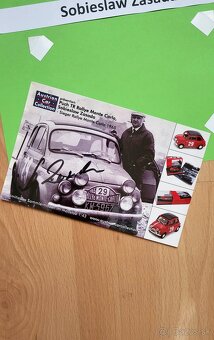 Sobieslaw Zasada rallye originální autogram - 5