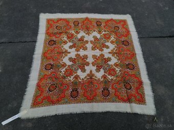Predám starodávne kašmírové šatky a šál - 5
