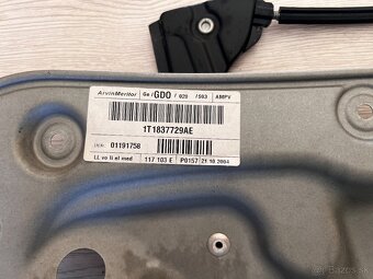 Mechanizmus sťahovania okna VW TOURAN - 5