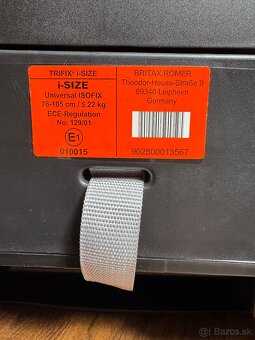 Predám detskú autosedačku Britax Römer Premium Line-Isofix - 5