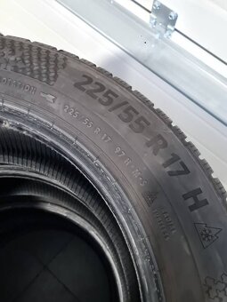 4X Continental 225/55 R17 97H Zimné pneumatiky - 5