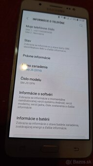 Samsung galaxy J5 2016 dual sim biely android 7 - 5