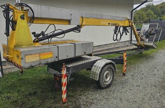 Prívesná pracovná plošina 15m - 5