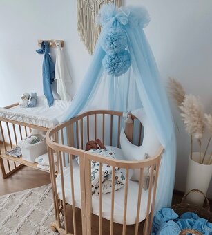 Pom Pom baldachýn / vrkoč viac farieb na výber - 5