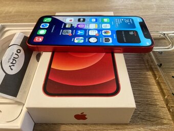 iPhone 12 Mini / 64GB Product Red /nova batéria/ TOP stav - 5
