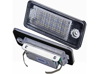 AUDI LED osvetlenie ŠPZ silná biela farba + canbus - 5