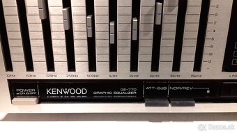 2x10 pasmovy equalizer KENWOOD GE-770 strieborny JAPAN, AE16 - 5