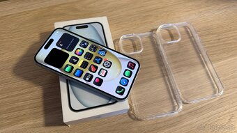 Vymenim iPhone 15 Blue 128gb + 2 obaly - 5