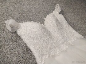 Svadobné šaty 34-36 + popolnočné šaty - 5
