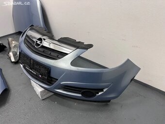 Opel Corsa D přední část kapota světla nárazník - 5