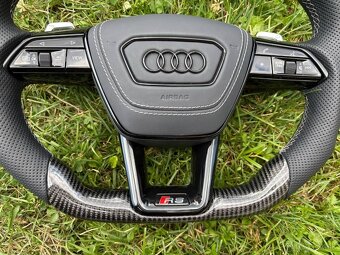 AUDI VOLANT KARBONOVY A6 A7 C8 Q8 S8 SQ8 E-TRON - 5