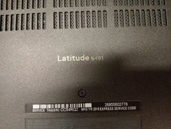 predám nefunkčný notebook Dell Latitude 5491 - 5