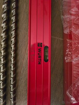 Wurth SDS MAX vrtáky d132mm vodováhy vodiaca lišta - 5