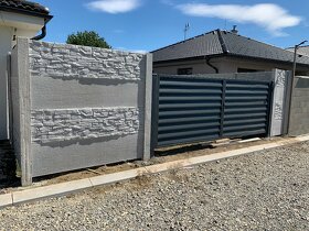Kvalitný betónový plot , oplotenie, 3D panely - 5