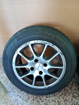Sada letných pneumatík s alu diskami 185/65 R15 4x108 - 5