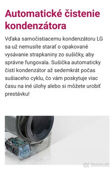 Sušička prádla LG RC91U2AV3W, A+++ - 5