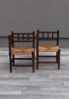 Set rohových francúzskych kresiel. - 5