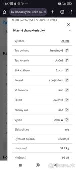 Nová benzínová kosačka AL-KO Comfort 51.0 SP-B Plus - 5