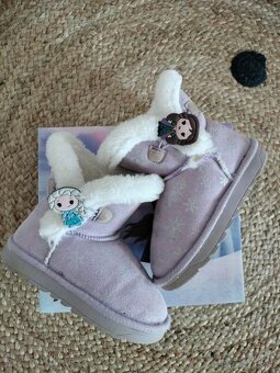 FROZEN_Fialové čižmy_Ako nové_Veľkosť 26 - 5