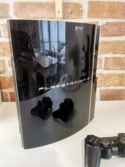 PS3 - Playstation 3 80GB s dvomi ovládačmi - 5