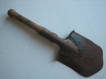 Stará vojenská poľná lopatka. Militárie. - 5