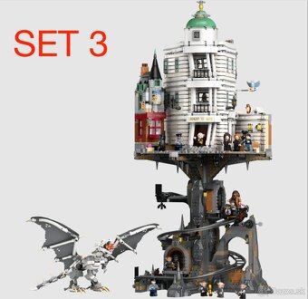 Harry Potter stavebnice 5 + figúrky - typ lego - nové - 5