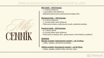 Správca sociálnych sietí a grafické práce - 5